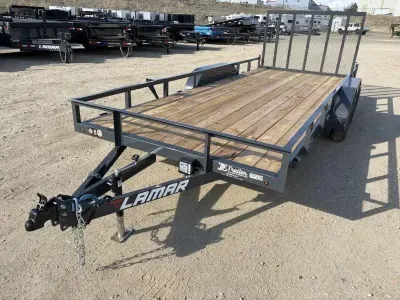 2027 Lamar 83" X 18' UC - 7K Utility 4" Channel Frame