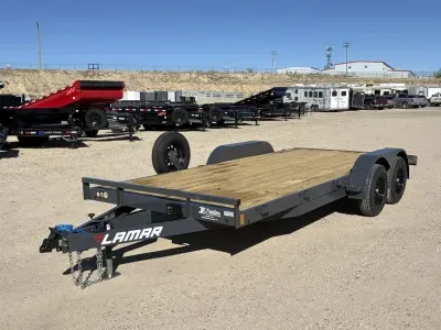 2027 Lamar CE 83" X 16' 7K Car Hauler Trailer – 5" Channel Frame 