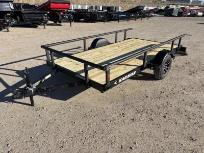 2027 Karavan 6' X 12' STEEL UTILITY TRAILER — BLACK