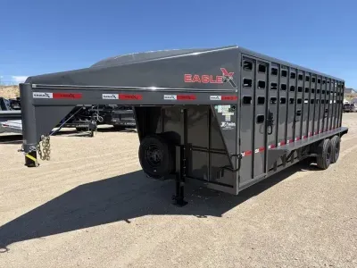 2026 Eagle X 6' 8" X 24' Livestock Trailer