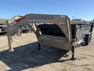 2026 Horizon HZ7GN 83" X 16' 15.7K GOOSENECK DUMP TRAILER 