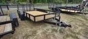 2027 L&O Manufacturing 6.10x14TA with Mesh Siding rails