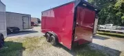 2027 Quality Cargo 7x16x7 TANDEM AXLE NEW COLOR BRANDYWINE POLY BLACK OUT TRIM PACKAGE
