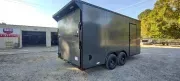 2027 Quality Cargo 8.5'x16'x7' TA3 Polycore Charcoal Gray Blacked Out Trim Package