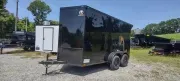 2027 Quality Cargo 6' x 12' x6.9' Polycore Black Blacked Out- Tandem Axle Enclosed Trailer