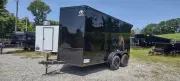 2027 Quality Cargo 6' x 12' x6.9' Polycore Black Blacked Out- Tandem Axle Enclosed Trailer