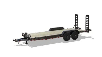 Load Trail 83x22 Car Hauler / Equipment Trailer 14K, MAX Ramps, Black