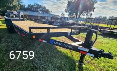 Load Trail CH202 TA Equipment Trailer, 14,000 GVWR, 5 ft Dove