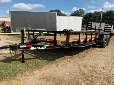 Falcon 83x20 TA Super Duty II Utility Trailer, 10,400 GVWR, Electric Brakes