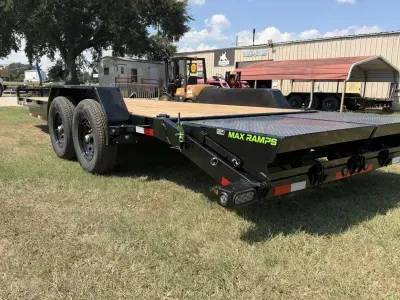 Load Trail 83x22 Car Hauler / Equipment Trailer 14K, MAX Ramps, Black