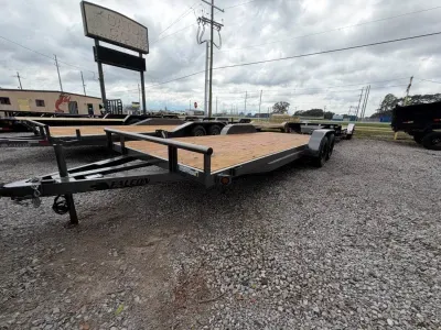 Falcon 83x20 TA Car Hauler, 7,000 GVWR, Slide-In Ramps
