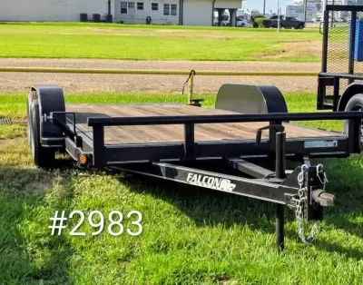 Falcon 83x16 TA CH Tilt Trailer, 2 x 3,500 lb Axles