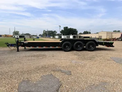 Load Trail 83x24 Triple Axle Equipment Trailer 21K, MAX Ramps, Black
