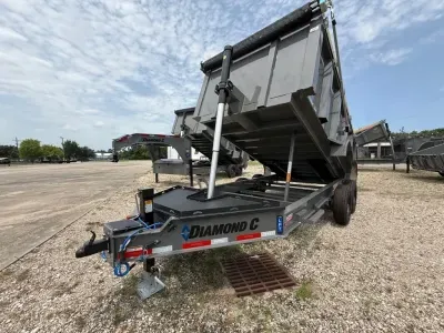 2026 Diamond C Trailer MFG. LPT208 14' x 81" Dump Trailer