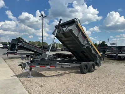 2027 Diamond C Trailer MFG. LPT207 14' x 82" Dump Trailer