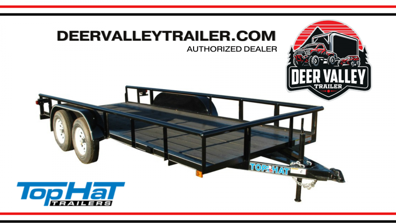 TOP HAT - 8.5x18 -UTILITY TRAILER-