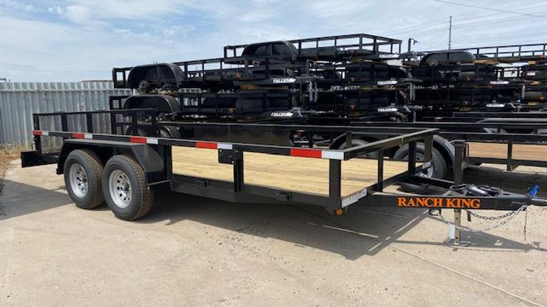 RANCH KING- 8.5X14 - UTILITY TRAILER - ELECTRIC BRAKES