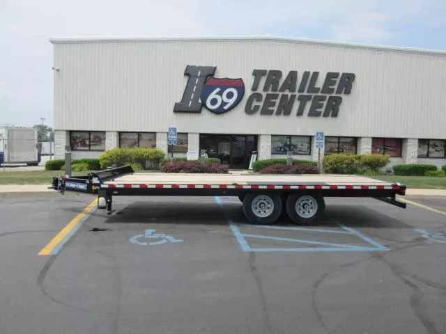 2025 Sure-Trac 8.5 x 20 Heavy Duty Low Profile Flat Deck Deckover Trailer  15K