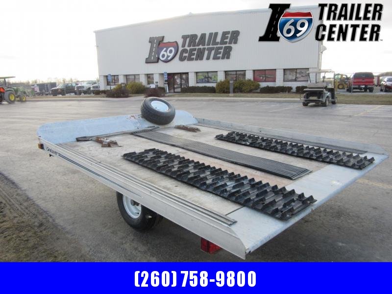 1997 ShoreLandr (Midwest Industries) 8ft x 10ft Tilt Snowmobile Single Axle Snowmobile Trailer 1997 ShoreLandr (Midwest Industries) 8ft x 10ft Tilt Snowmobile Single Axle Snowmobile Trailer