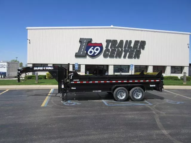 2025 Sure-Trac 7 x 16 Pro Series Telescopic Dump Gooseneck 17.6K