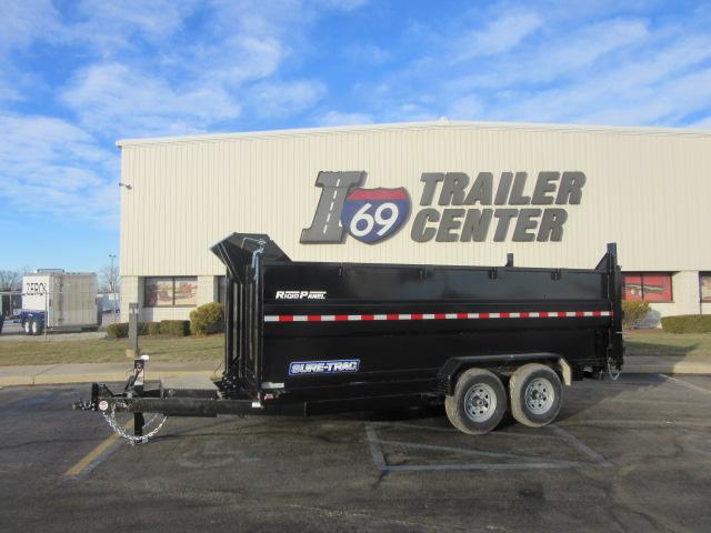 2025 Sure-Trac 82 IN x 16 HD Low Profile Dump Trailer w/ 4 Ft
