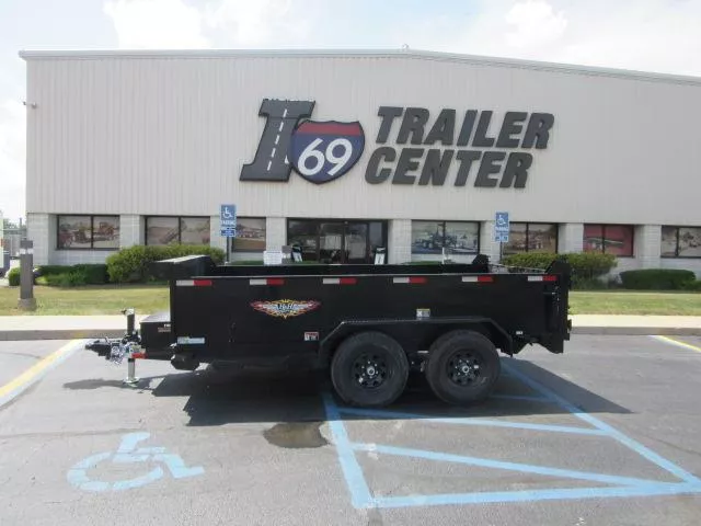 2025 H and H Trailer 6x12 H7612UD-24-100 Dump Trailer