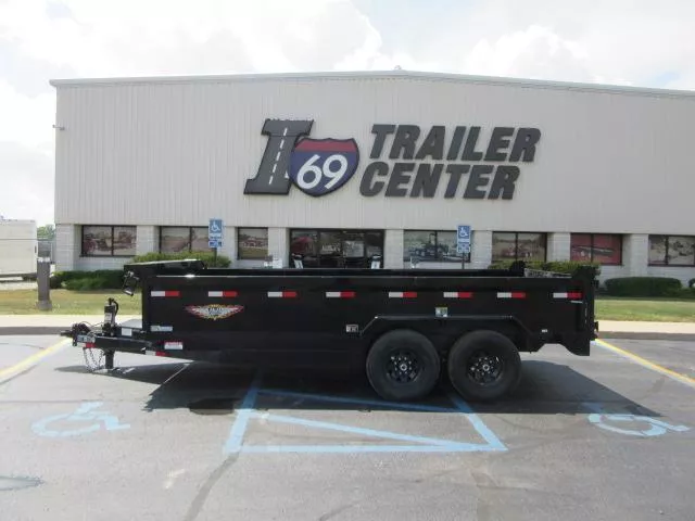 2025 H and H Trailer 7x16 H8316DBW-B-140 Dump Trailer