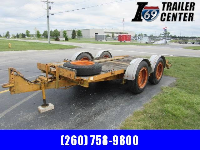 1980 Millerbuilt Tilt Equipment 20K Pintle Equipment Trailer 1980 Millerbuilt Tilt Equipment 20K Pintle Equipment Trailer
