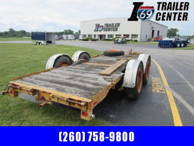1980 Millerbuilt Tilt Equipment 20K Pintle Equipment Trailer 1980 Millerbuilt Tilt Equipment 20K Pintle Equipment Trailer