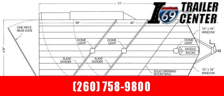 2022 Valley Trailers 3 Horse Slant Tack 17' x 6'8" x 7' (3810) Other Trailer 2022 Valley Trailers 3 Horse Slant Tack 17' x 6'8" x 7' (3810) Other Trailer