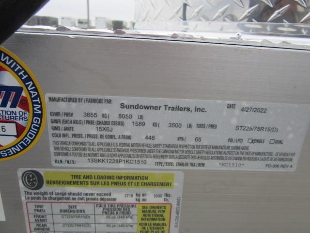 new Stock / Stock Combo Trailers Sundowner Trailers  for sale, in Markle, IN Thumbnail 16