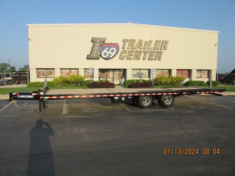 2024 Sure-Trac 8.5 x 22+10 Heavy Duty Low Profile Hydraulic Beavertail Deckover Trailer  22.5K