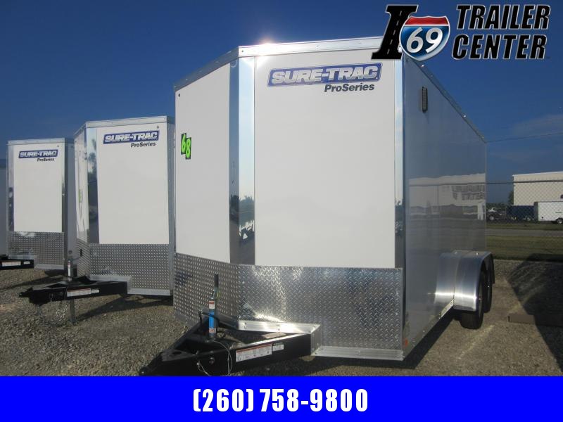 2020 Sure-Trac 7 x 14 Pro Series Enclosed Wedge Cargo Trailer (STW8414TA) ( Enclosed Cargo Trailer 2020 Sure-Trac 7 x 14 Pro Series Enclosed Wedge Cargo Trailer (STW8414TA) ( Enclosed Cargo Trailer