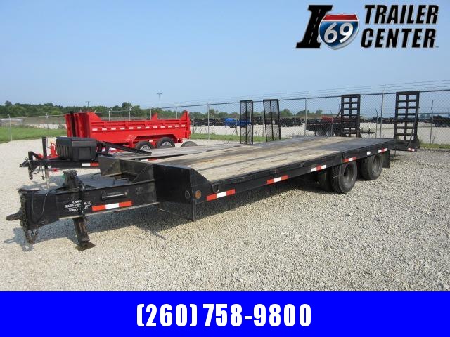 1993 Interstate 102 x 20+5 20 K deckover pintle Equipment Trailer 1993 Interstate 102 x 20+5 20 K deckover pintle Equipment Trailer