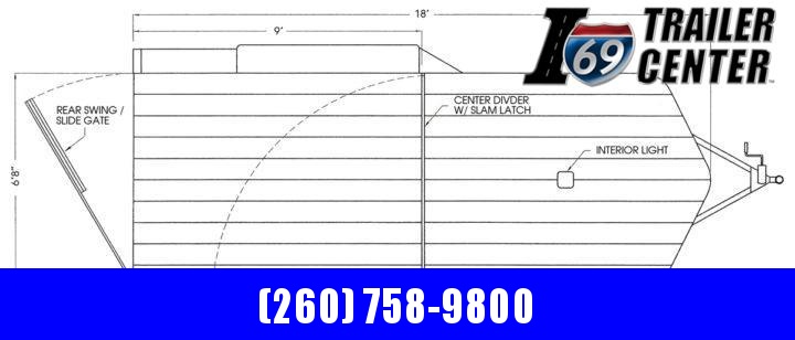 2022 Valley Trailers 18' x 6'8" x 7FT Stock (26818) Livestock Trailer 2022 Valley Trailers 18' x 6'8" x 7FT Stock (26818) Livestock Trailer