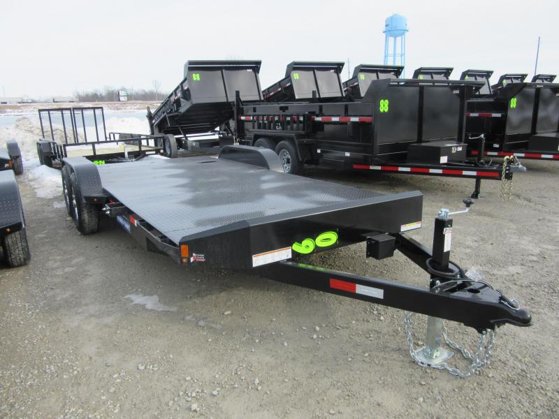 2021 Sure-Trac 7 x 20 (16+4) Steel Deck Car Hauler Trai 2021 Sure-Trac 7 x 20 (16+4) Steel Deck Car Hauler Trai