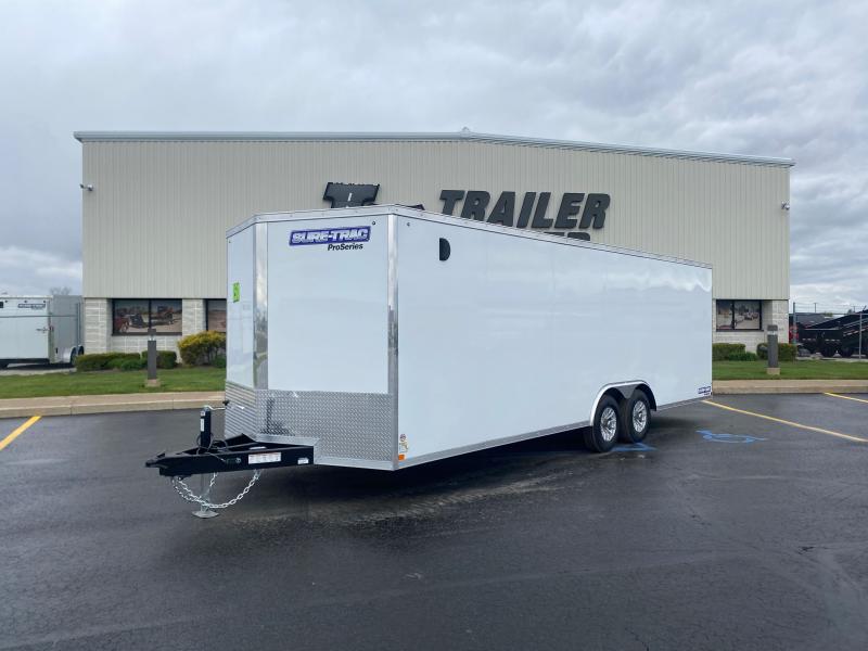 2023 Sure-Trac 8.5 x 24 Pro Series Enclosed Wedge Car Hauler Trailer  10K