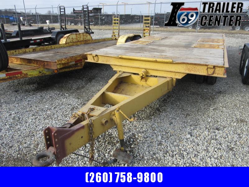 1969 Miller Deckover Pintle Equipment Trailer 1969 Miller Deckover Pintle Equipment Trailer