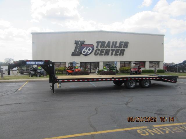 2024 Sure-Trac 8.5 x 20+5 Heavy Duty Low Profile Gooseneck Beavertail Deckover Trailer  22.5K