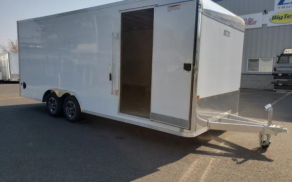 ALCOM EZEC8.5X20CH-IF FLAT FRONT WHITE EZ HAULER