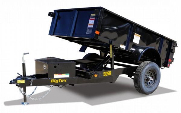 Big Tex Trailers 50SR-08-5WDD Single Axle Single Ram Dump Trailer Big Tex Trailers 50SR-08-5WDD Single Axle Single Ram Dump Trailer