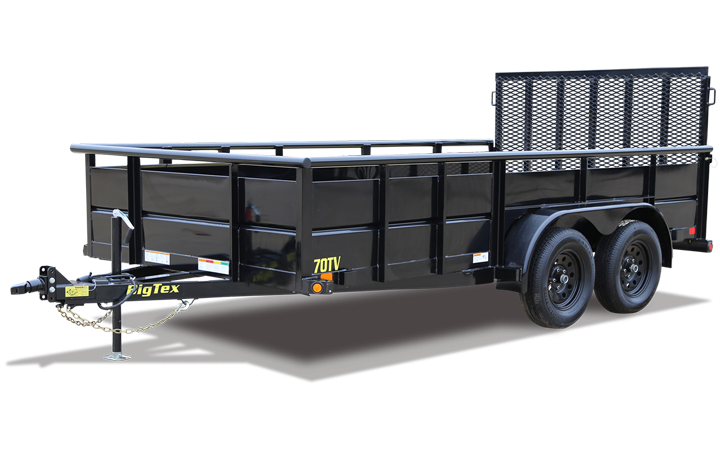Big Tex Trailers 70TV-16BK Tandem Axle Vanguard Trailer Big Tex Trailers 70TV-16BK Tandem Axle Vanguard Trailer
