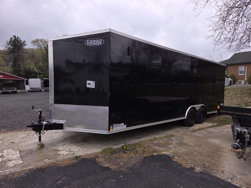 2025 Cargo Express XL SE 8.5X24 10K, BLACK ENCLOSED CAR HAULE