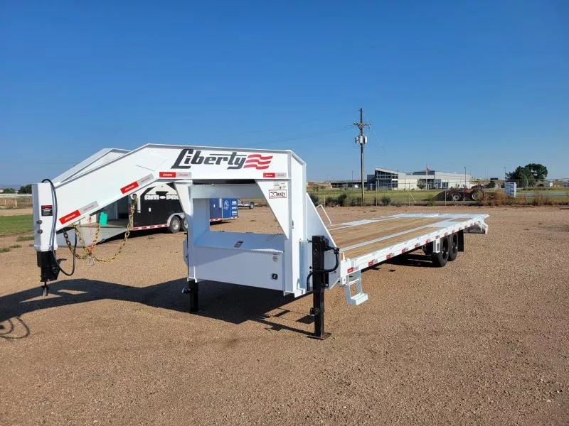 2025 Liberty LF16K102X25+5MR GOOSENECK Flatbed Trailer