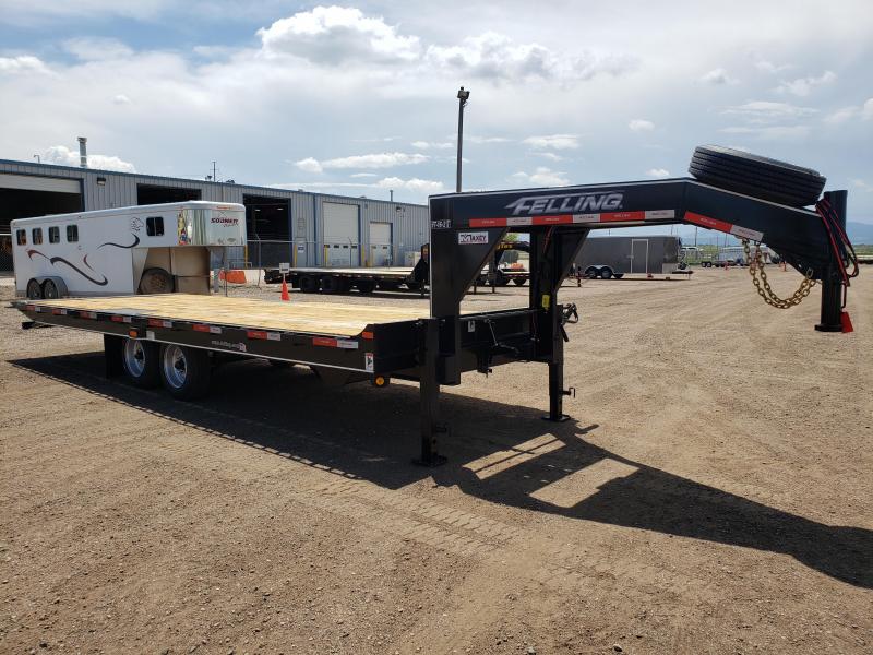 2022 Felling Trailers FT162 Super Duty Gooseneck Deckover Power Tilt