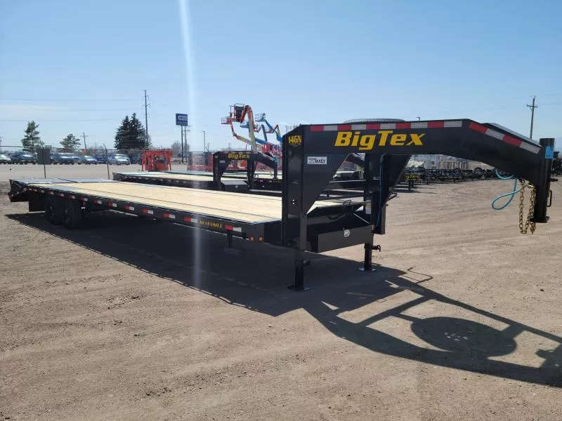 2026 Big Tex Trailers 14GN-33D5A-MRBK (28+5) Flatbed Trailer