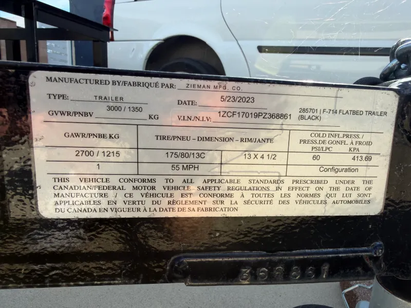 new Equipment / Flatbed Trailers Zeiman  for sale, in Simi Valley, CA Thumbnail 2