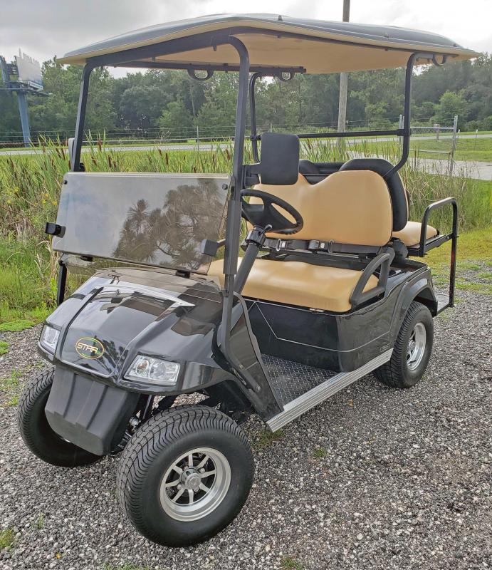 2022 StarEV Classic 36-2+2 - Black 4 Passenger Cart l0Cxt2