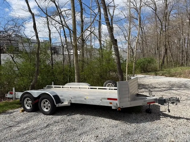 2010 Aluma 7816 TA Flatbed Trailer