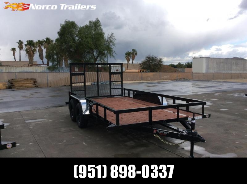 2021 Playcraft 82" x 14' Tandem Axle Utility Trailer 2021 Playcraft 82" x 14' Tandem Axle Utility Trailer